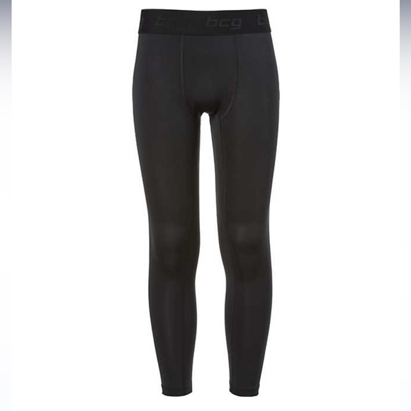 BCG boys compression tights/leggings, black size large 14/16. - Picture 1 of 3